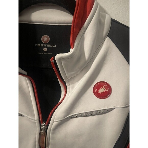 Castelli Rosso Corsa Donna Wind Stopper Full Zip Jacket Women’s Size XL - Picture 3 of 11